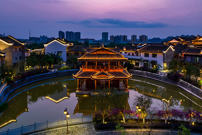 景區古建筑亮化