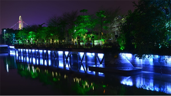 河道景觀(guān)照明設計屬于城市規劃的一部分