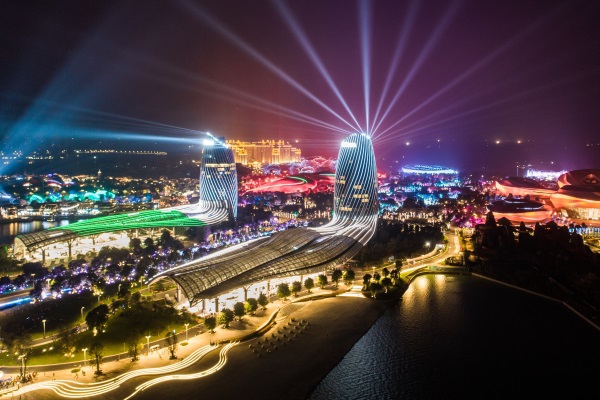 城市戶(hù)外夜景燈光
