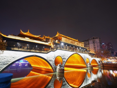橋梁夜景亮化施工-城市園林景觀(guān)重要構成
