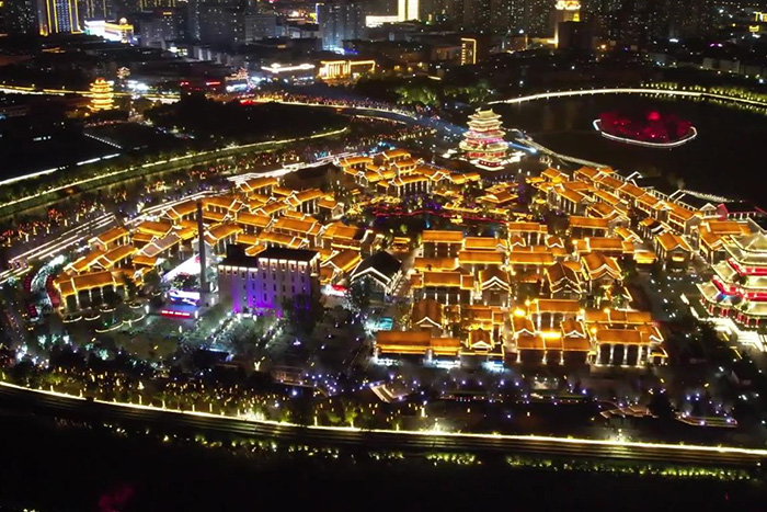 景區文旅小鎮燈光亮化