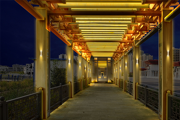 生態(tài)園景觀(guān)亮化工程后