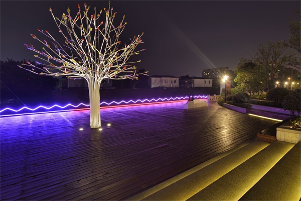 公園景觀(guān)照明設計打造公園夜景形象