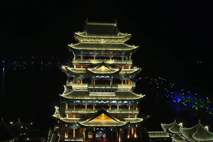 景區古建筑外墻亮化工程