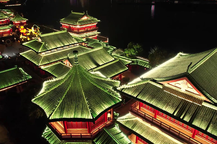 景區古建筑外墻亮化工程