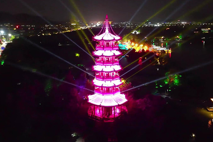 景區古建筑燈光亮化