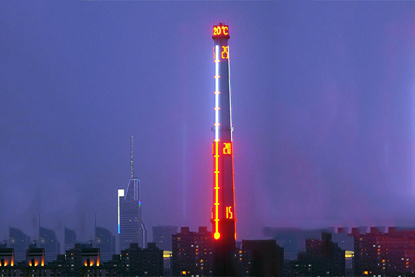 煙囪亮化設計-滿(mǎn)足城市夜景美化