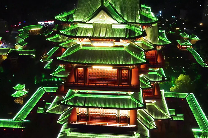 景區古建筑外墻亮化