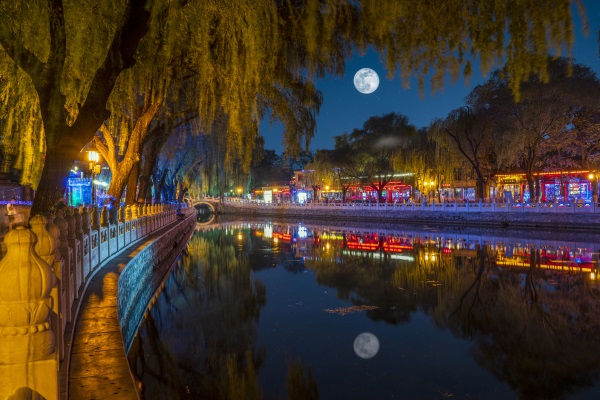 公園景觀(guān)夜景亮化