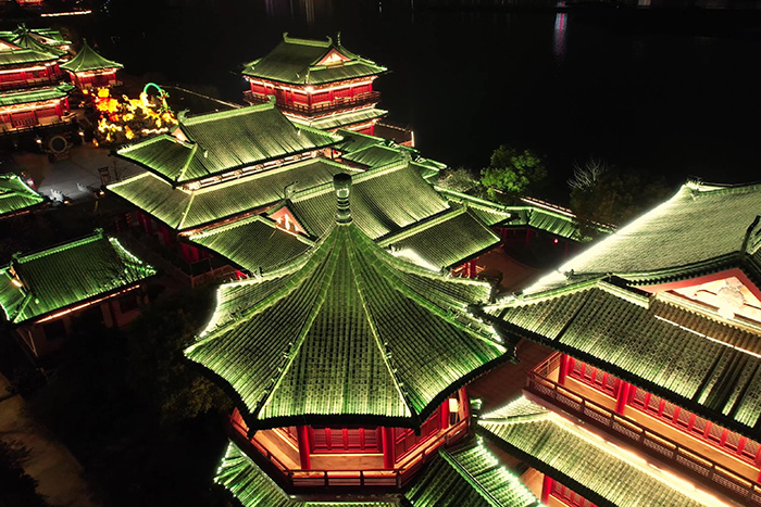 景區古建筑外墻亮化