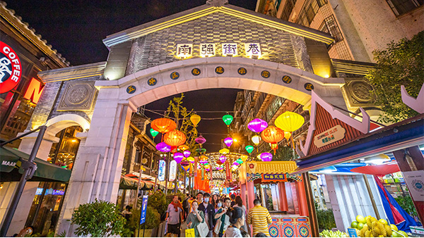步行街夜景照明應考慮總體規劃和設計