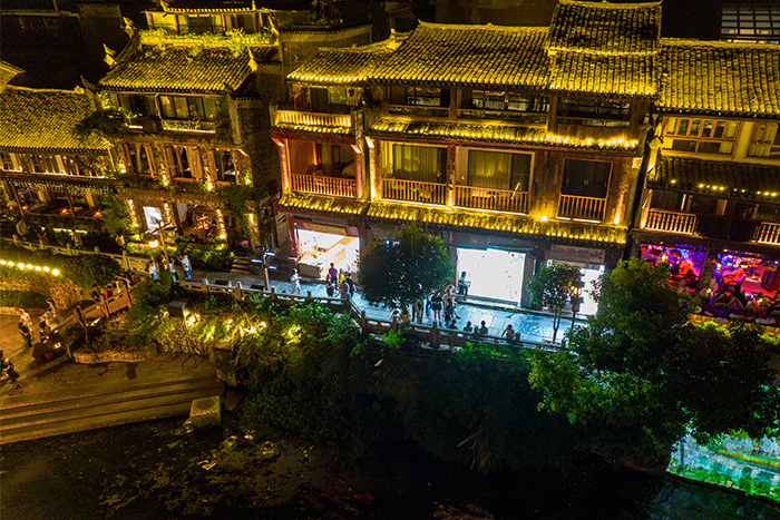 景區古建筑外墻亮化工程