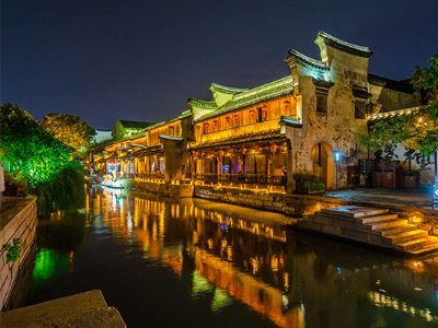 河道夜景亮化-重構城市夜間景觀(guān)形象
