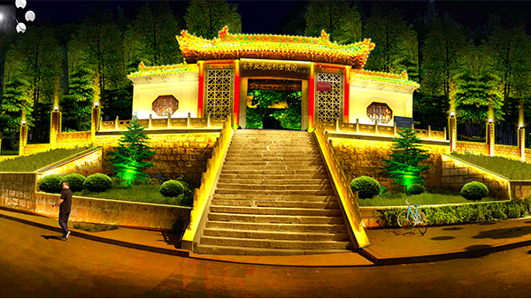 山西省長(cháng)子縣北高廟烈士陵園亮化工程