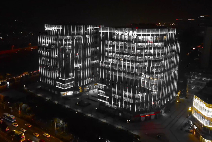 寫(xiě)字樓外墻亮化竟然有這樣的提升企業(yè)品牌效益？