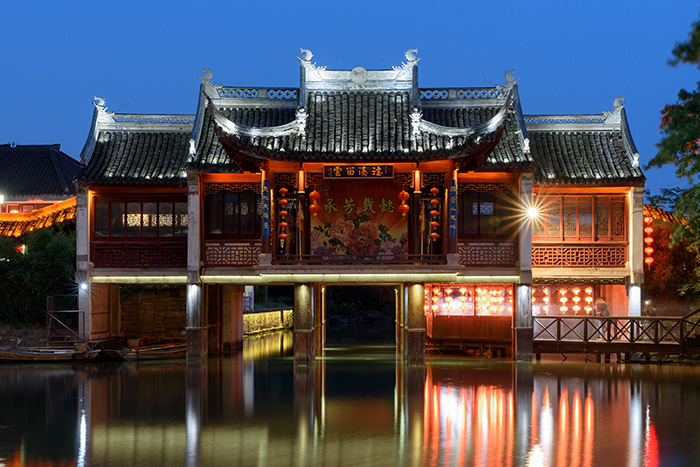 景區古建筑燈光亮化