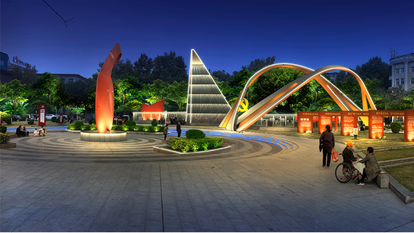 市民廣場(chǎng)夜景照明要滿(mǎn)足市民夜間活動(dòng)需求