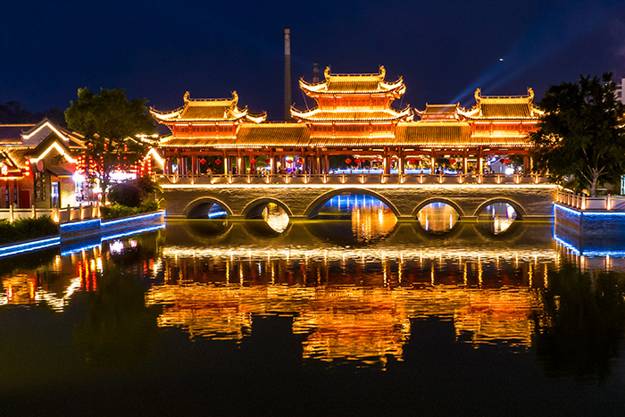 景區古建筑亮化