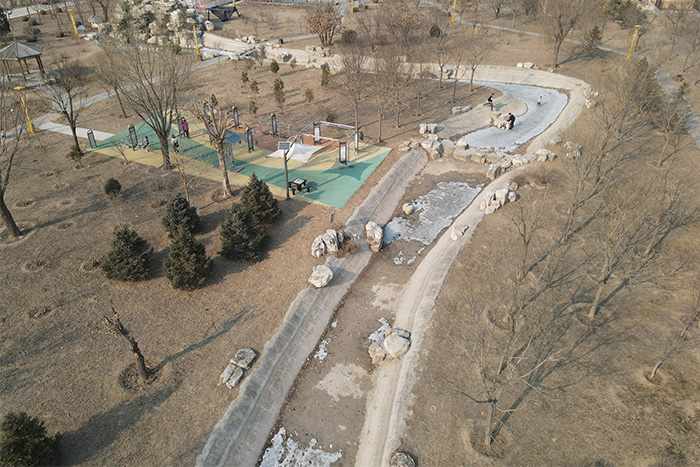 公園景觀(guān)亮化前