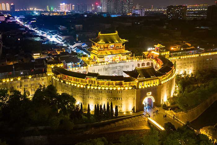洛陽(yáng)麗景門(mén)燈光亮化