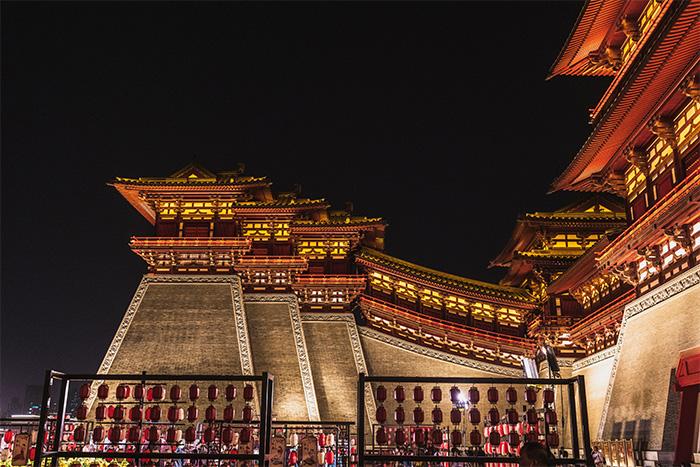 洛陽(yáng)應天門(mén)燈光亮化